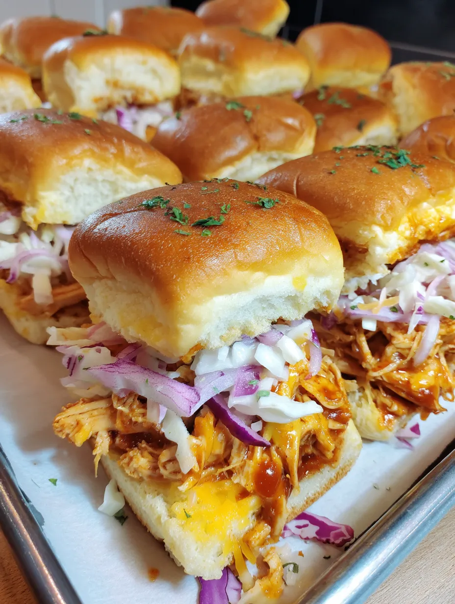 BBQ Chicken Sliders