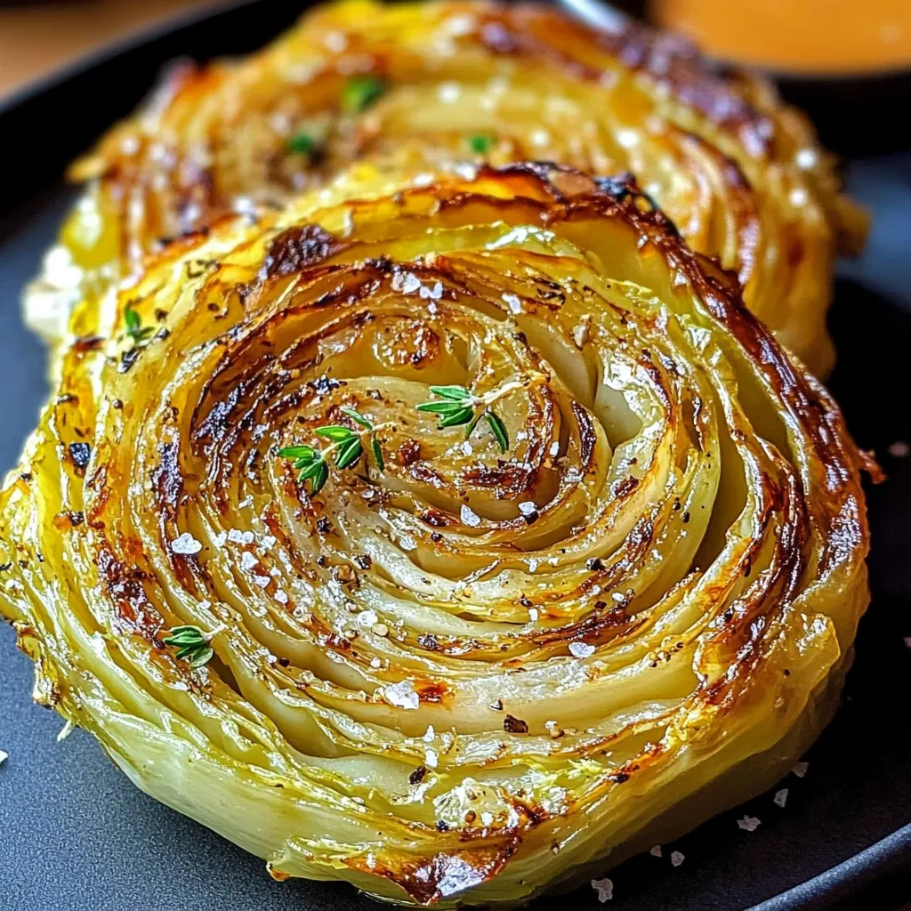 Flavorful Garlic Cabbage Steaks