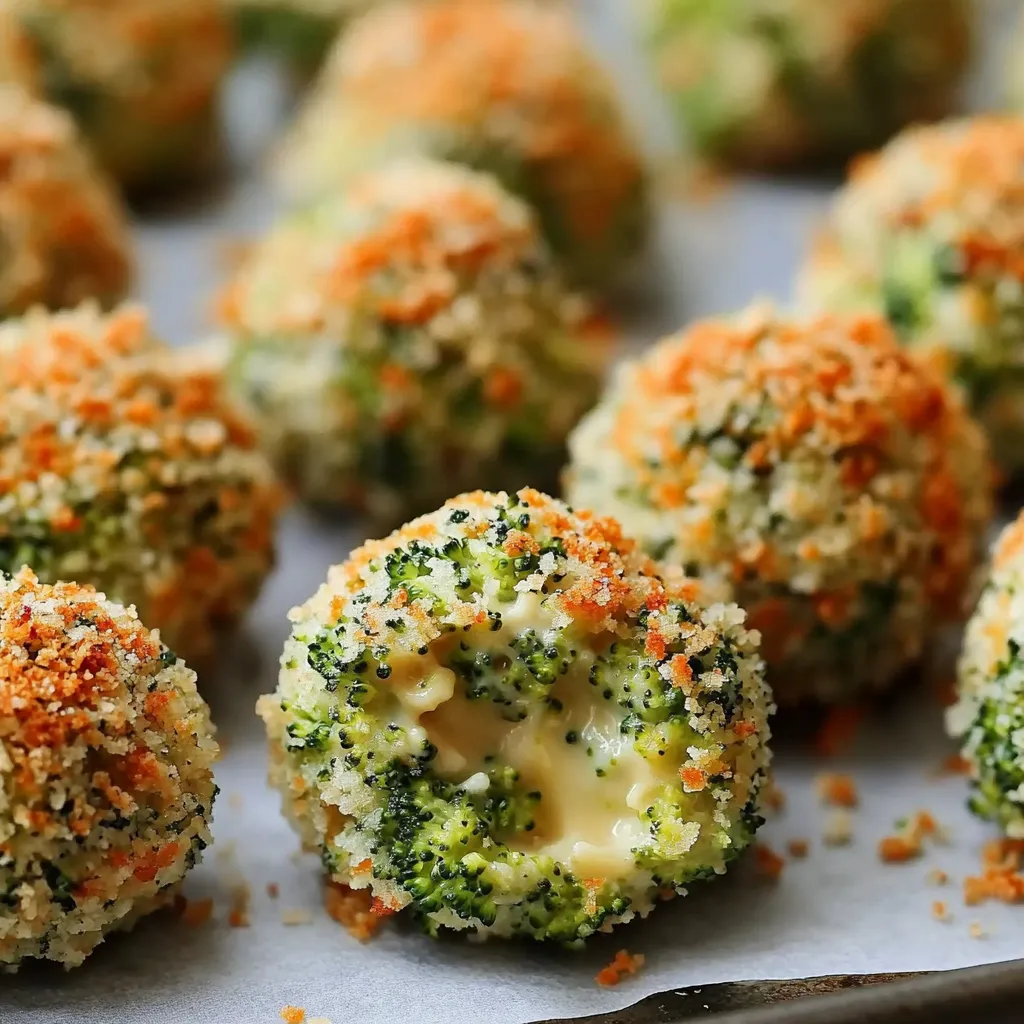 Crispy Broccoli Cheese Snacks