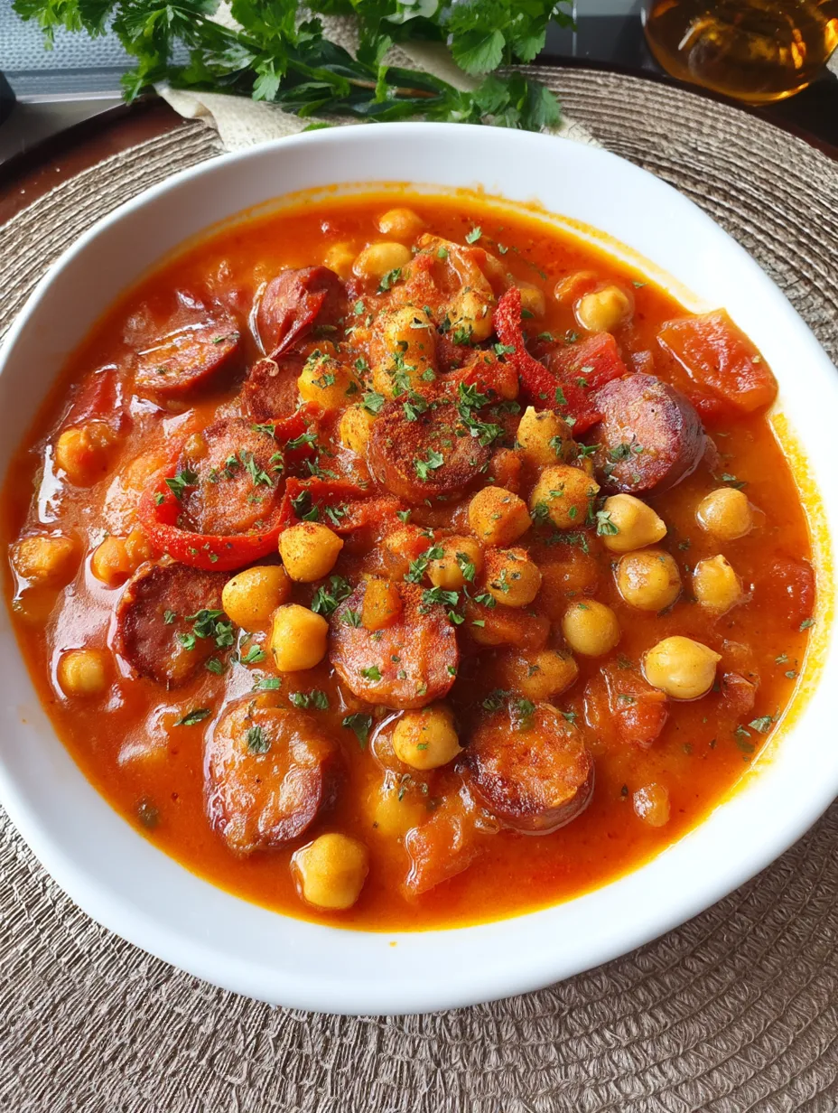 Chorizo Chickpea Stew