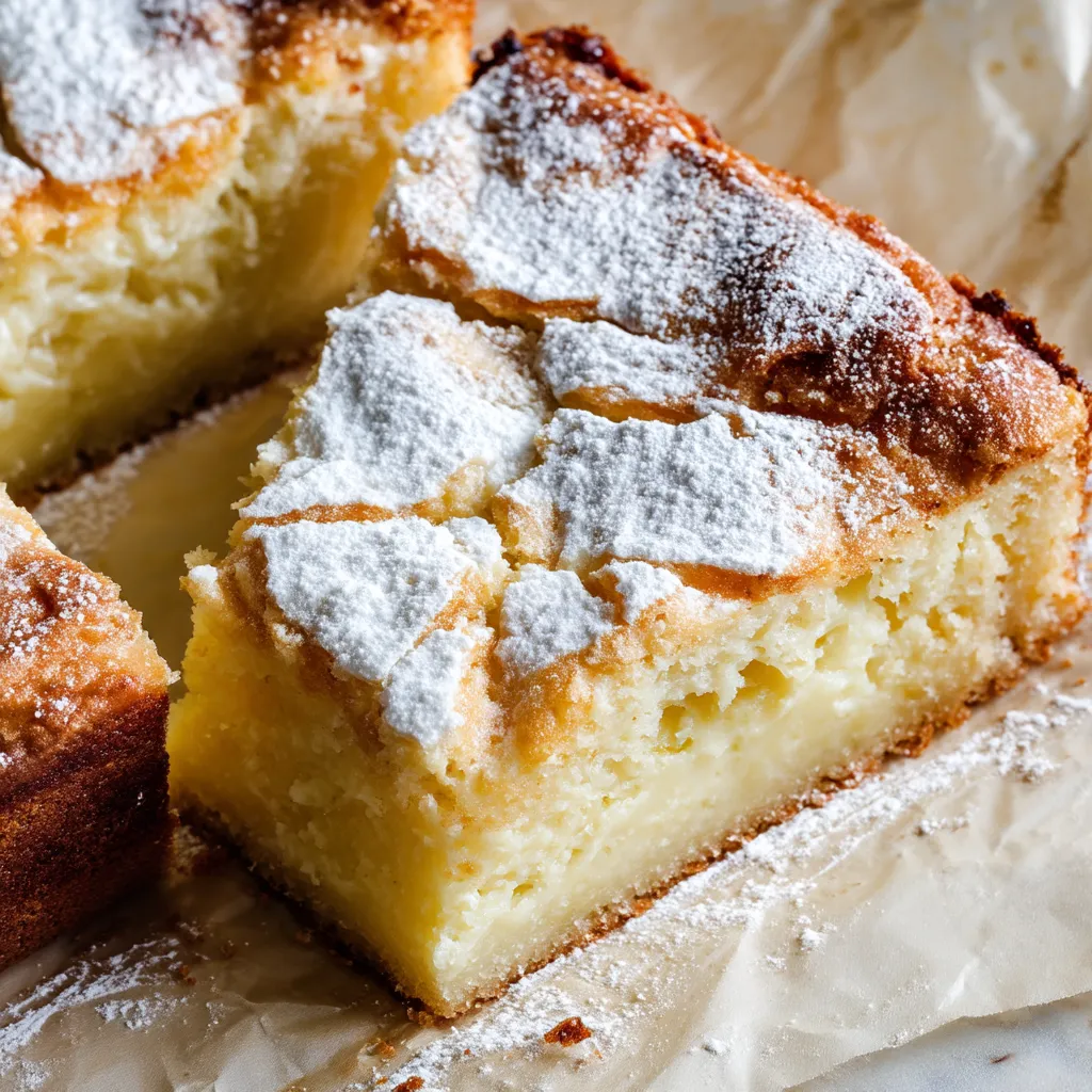 Soft butter cake with layers