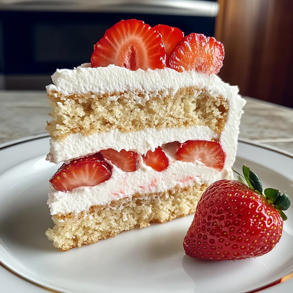 Delicious Strawberry Icebox Cake