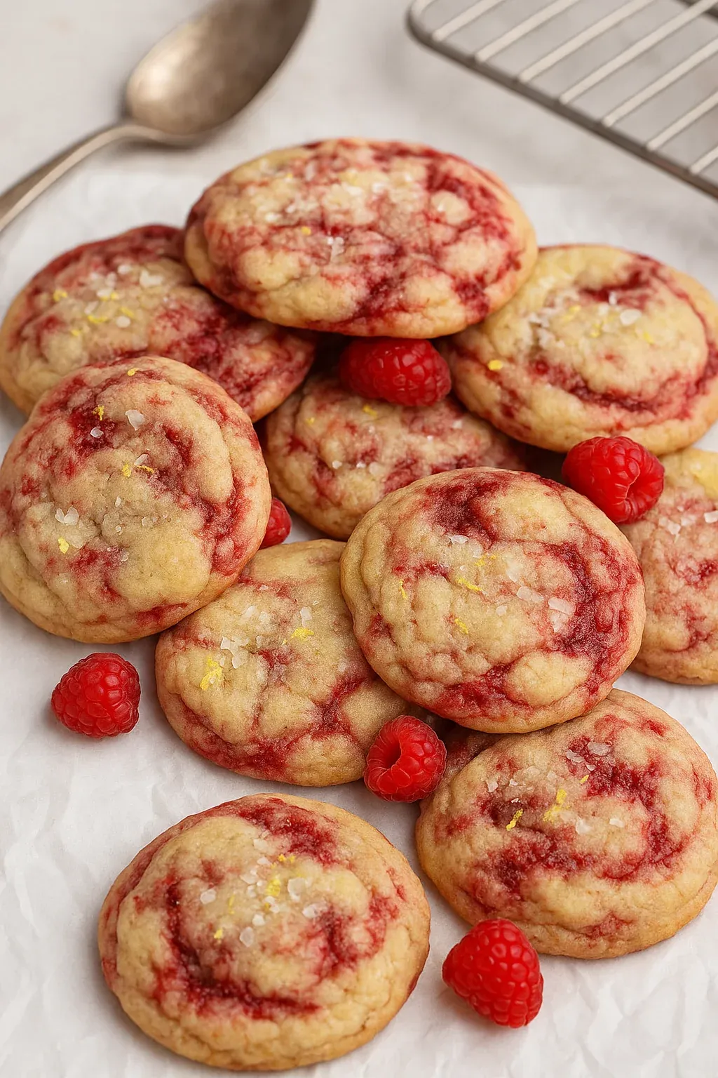 Lemon Raspberry Cookies