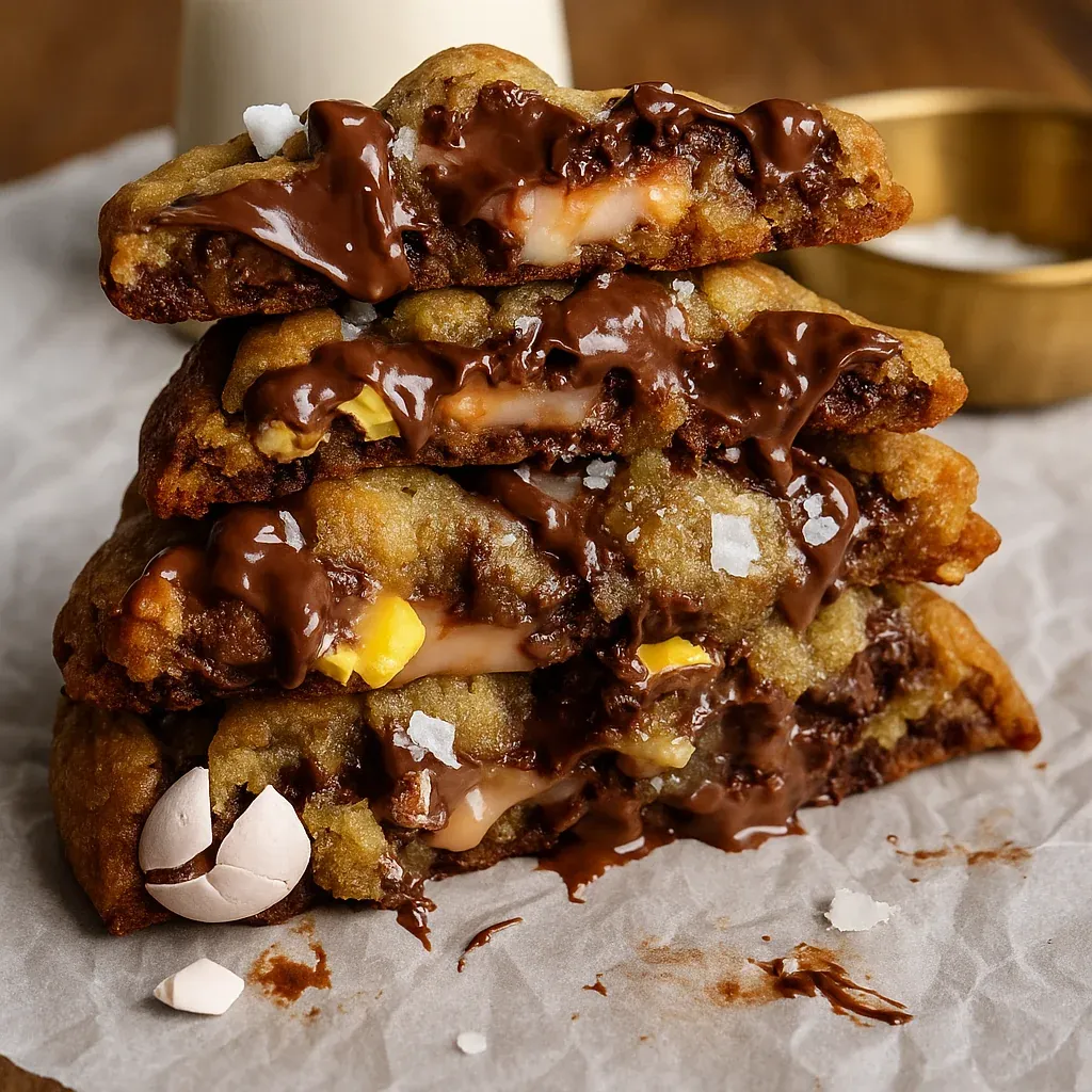 Cadbury Egg Brown Butter Cookies