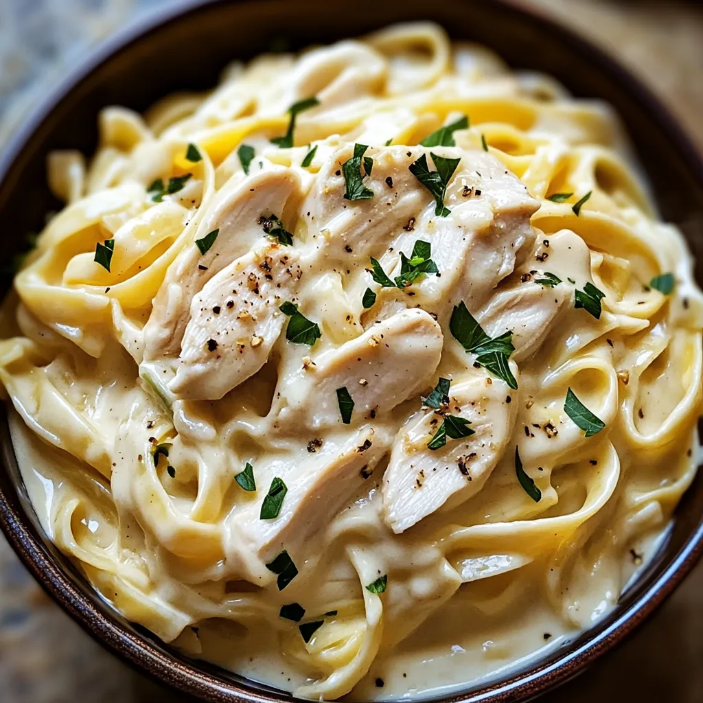 Rotisserie Chicken Alfredo Bowl