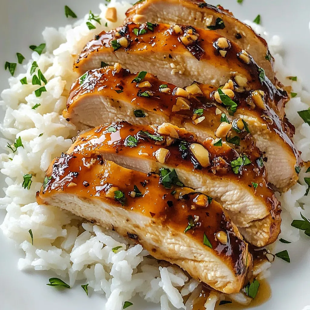 Honey Garlic Chicken Breasts