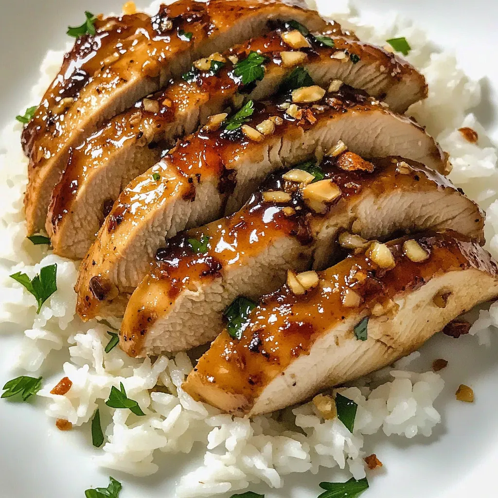 Easy Honey Garlic Chicken Breasts