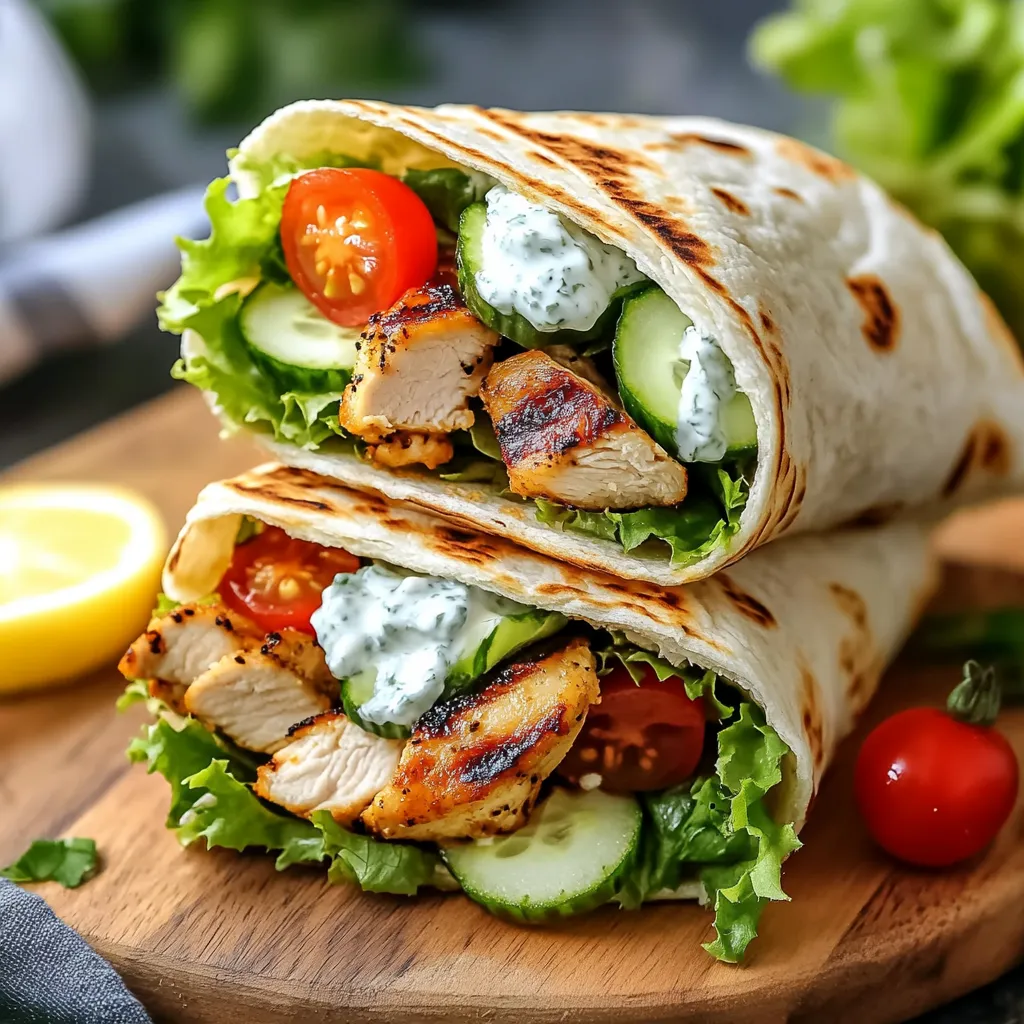 Savory Mediterranean Gyros with Rich Feta Tzatziki