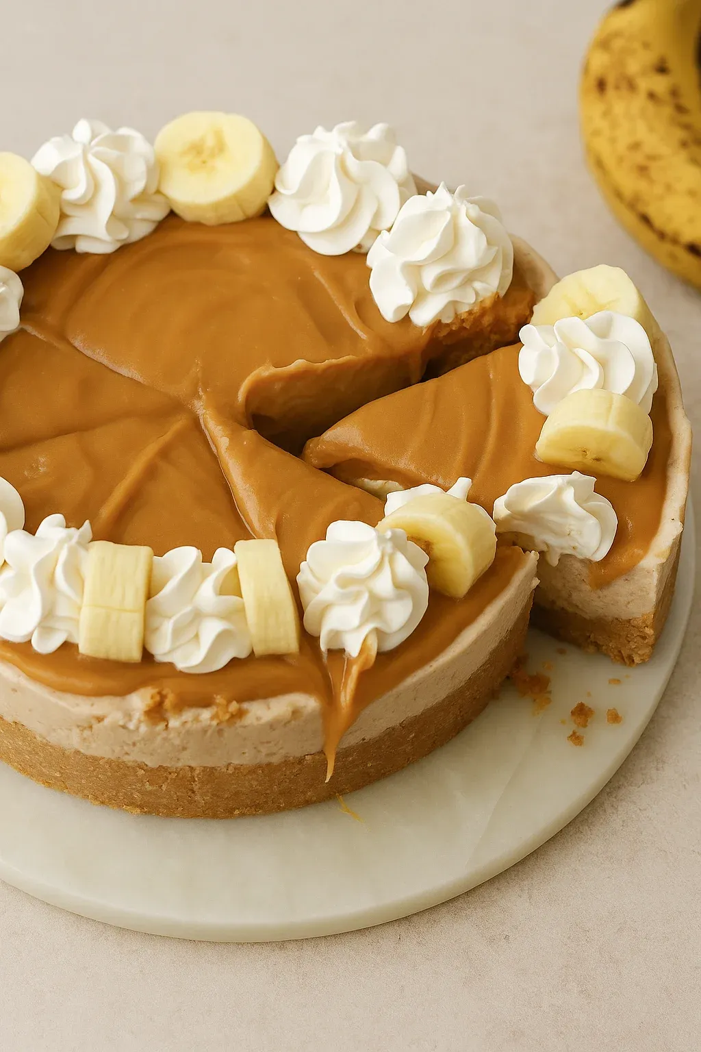 No-Bake Banoffee Cheesecake