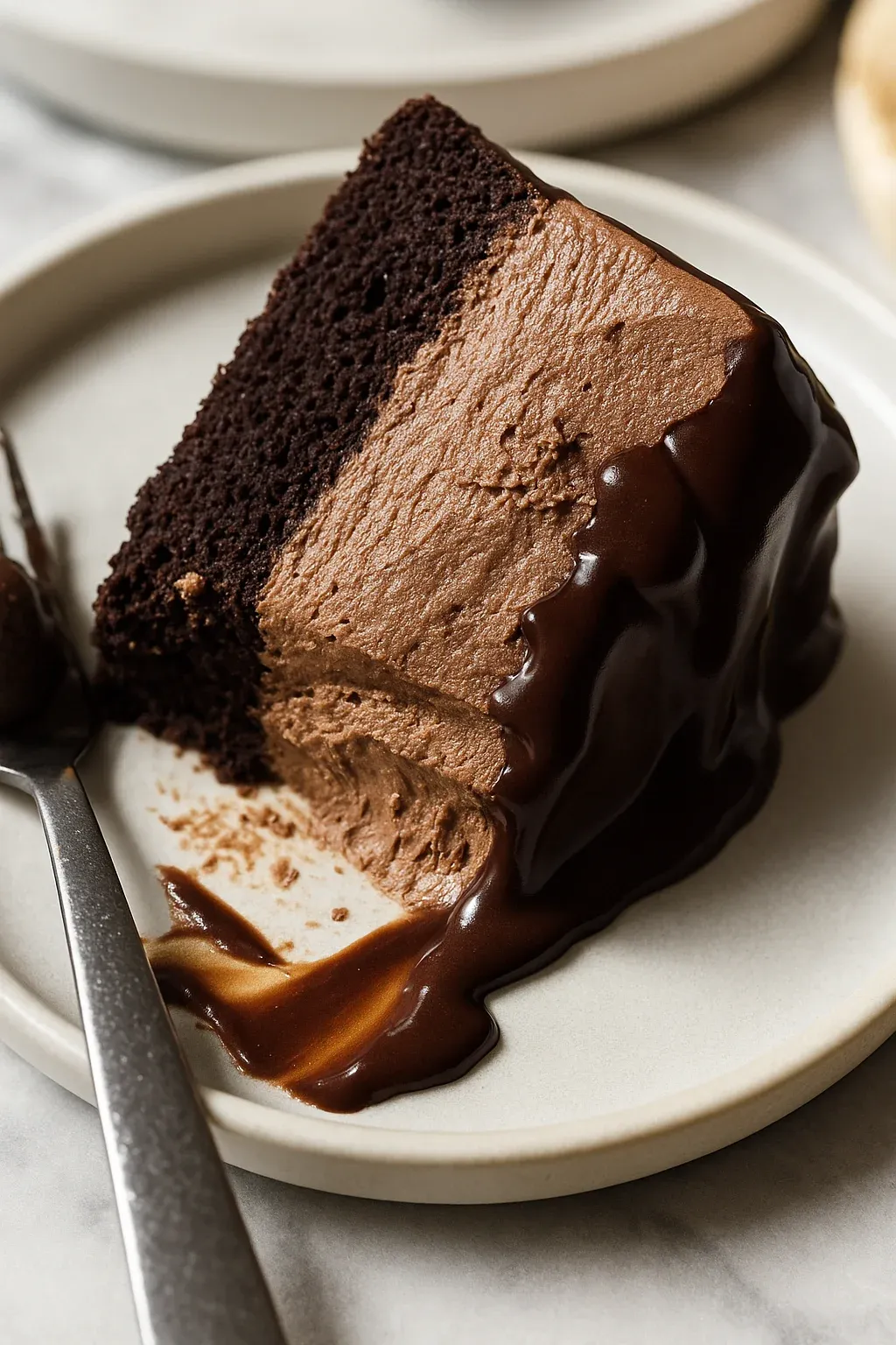 Vegan Chocolate Mousse Cake