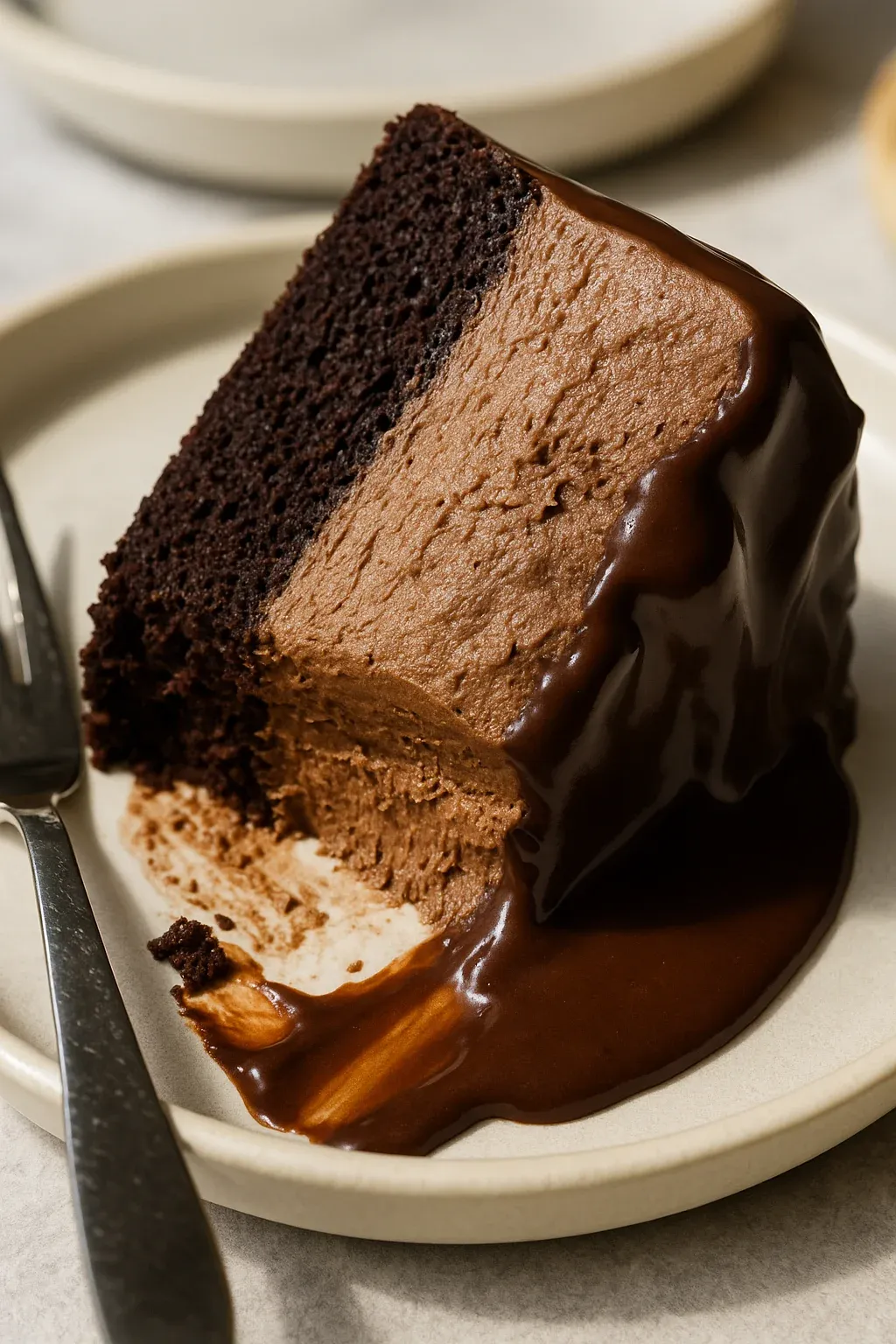 Vegan Chocolate Mousse Cake