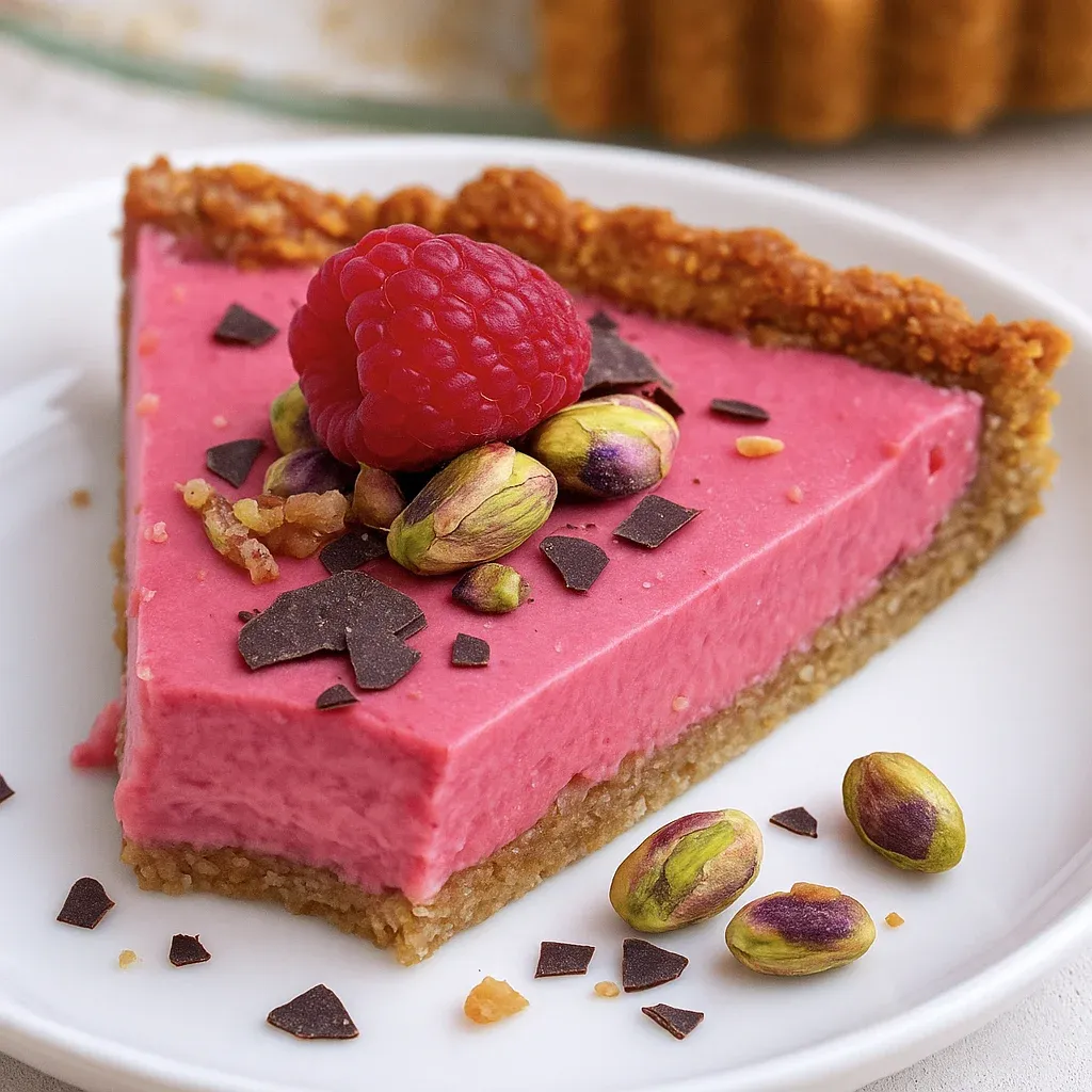Himbeer-Kokos Tarte mit Nussboden