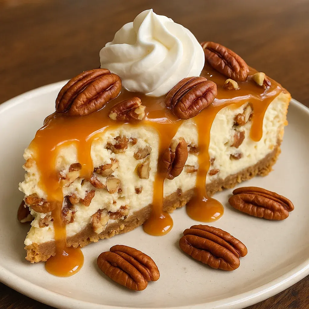 Caramel Pecan Cheesecake Dessert