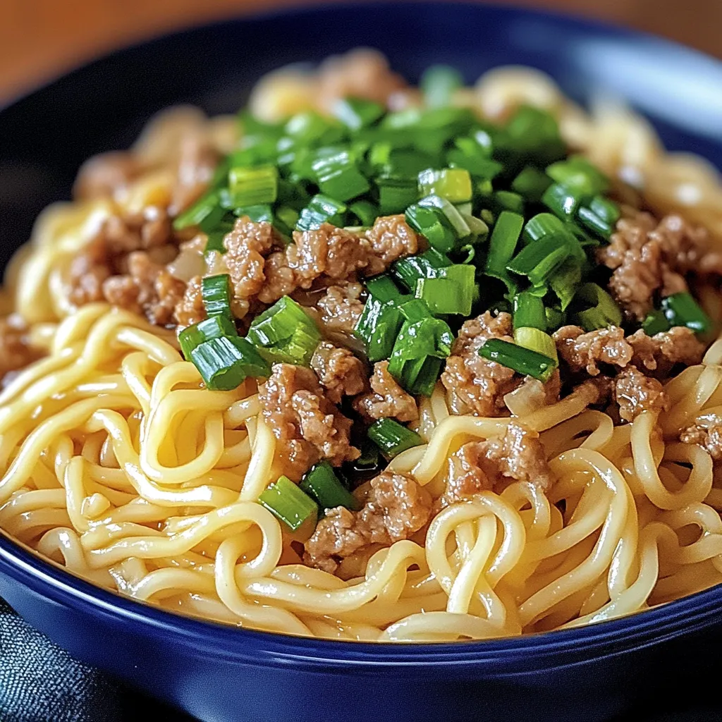 Irresistible Dan Dan Noodles