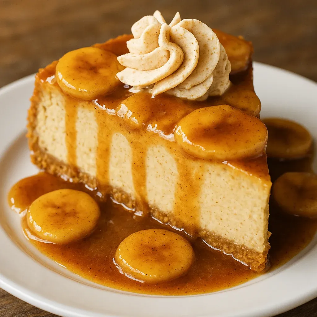 Irresistible Bananas Foster Cheesecake