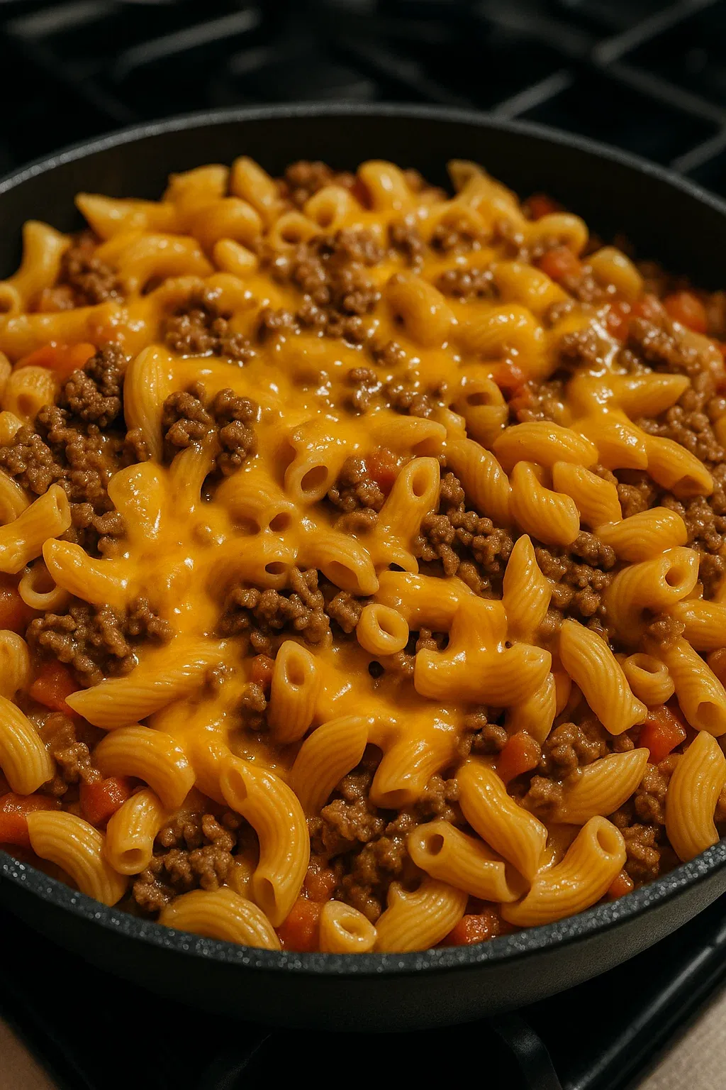 Cheesy Beef Taco Pasta
