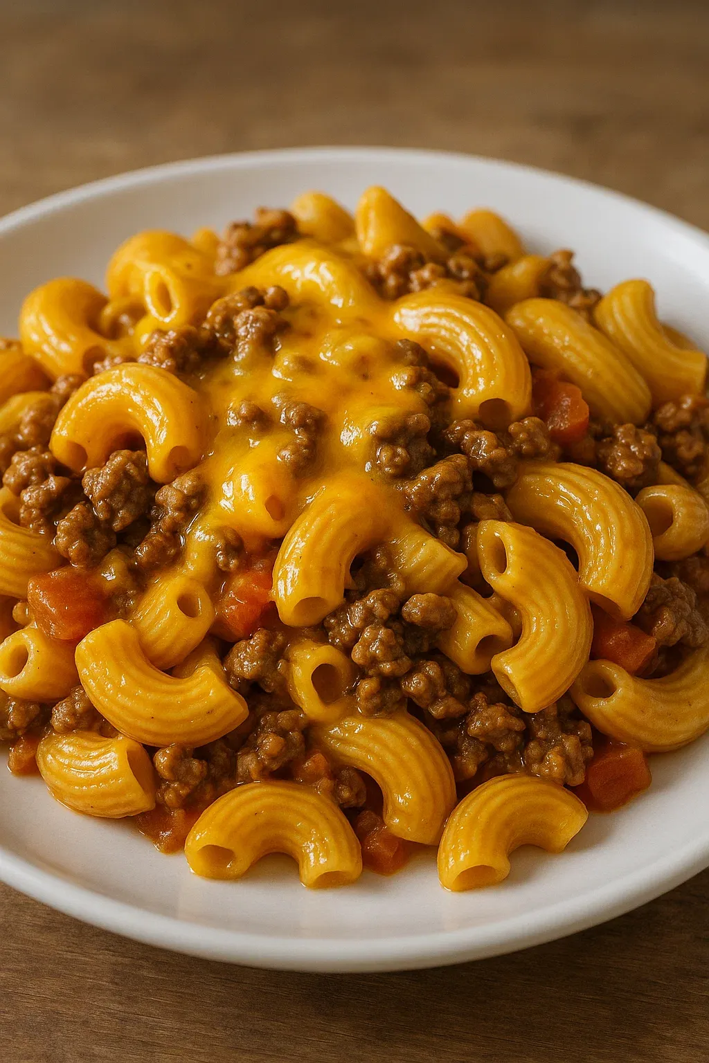 Cheesy Beef Taco Pasta