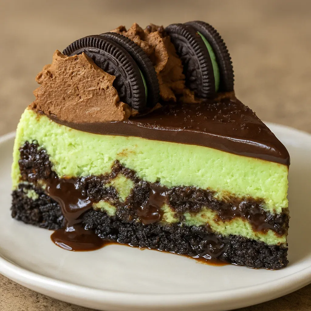 Mint Chocolate Cheesecake