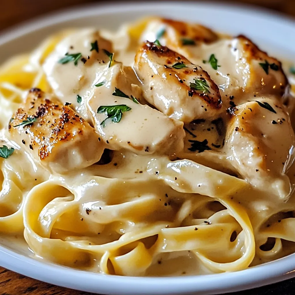 Buttered Chicken with Noodles