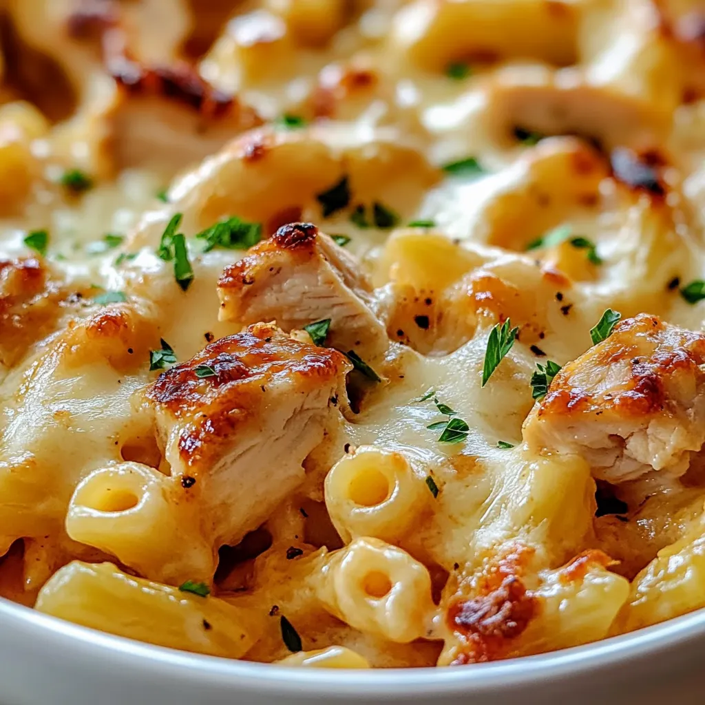 BBQ Chicken Mac and Cheese Dish