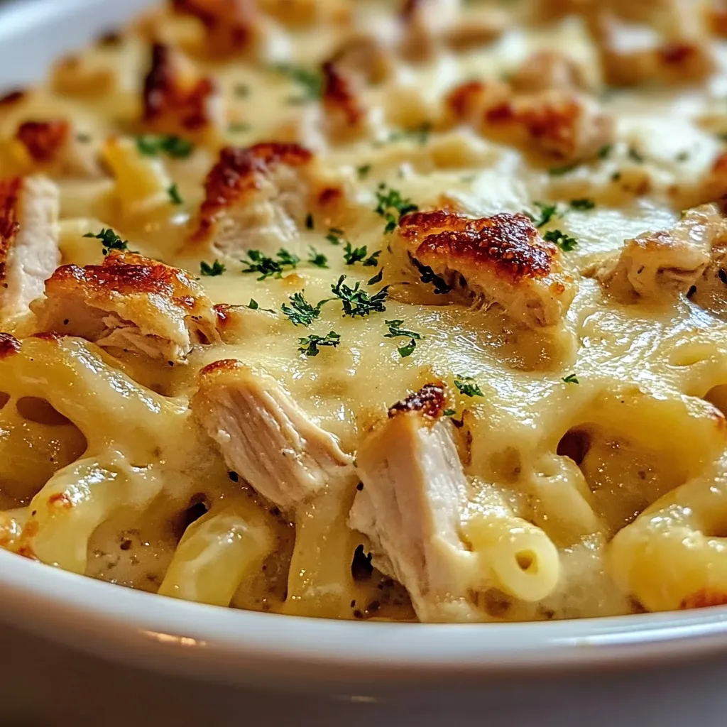 Simple BBQ Chicken Mac and Cheese Bowl
