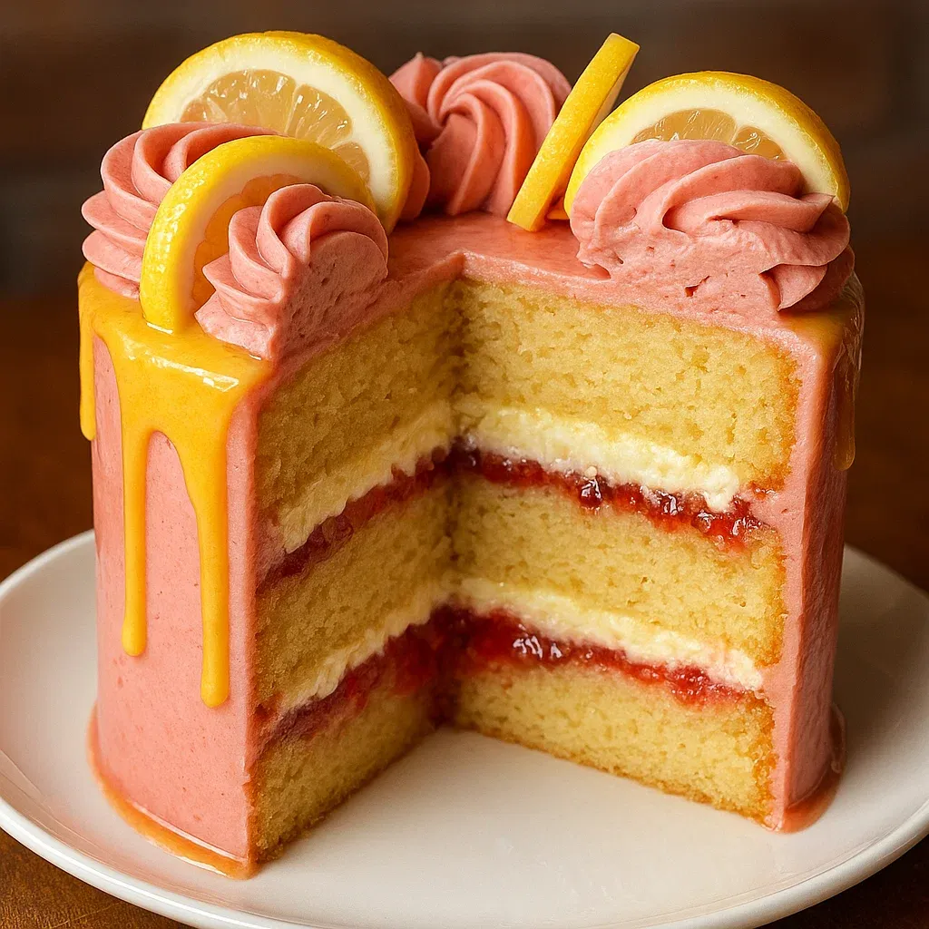 Lemon-Strawberry Layers