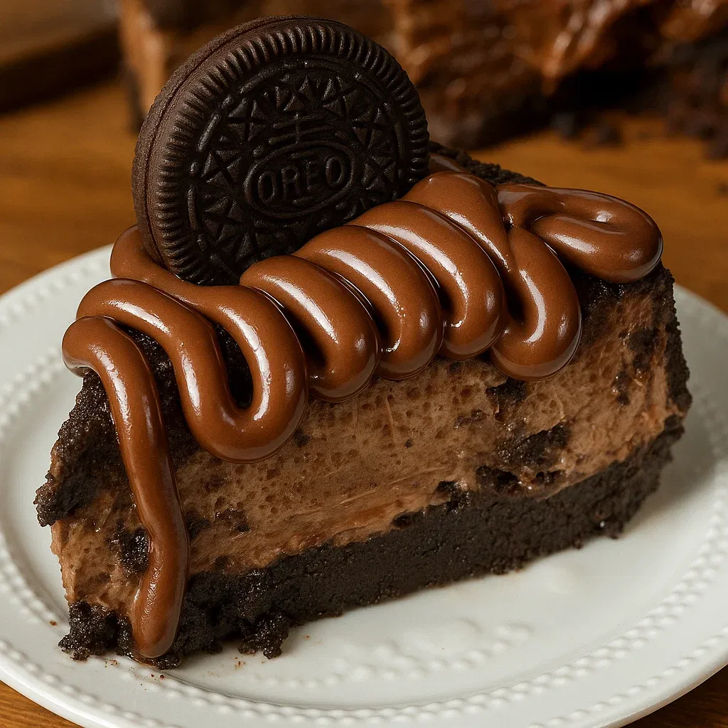 Layered Oreo Nutella Treat
