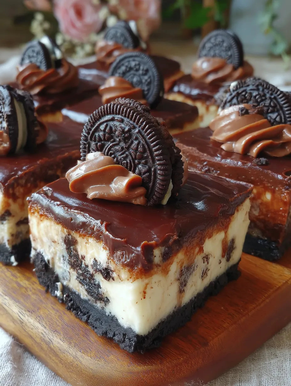 No-Bake Oreo Cheesecake Bars