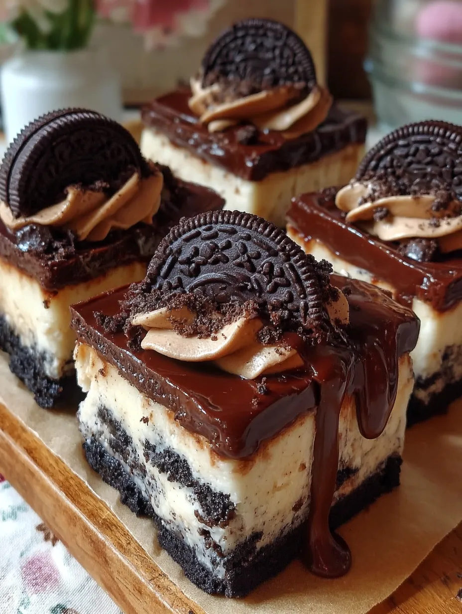 No-Bake Oreo Cheesecake Bars