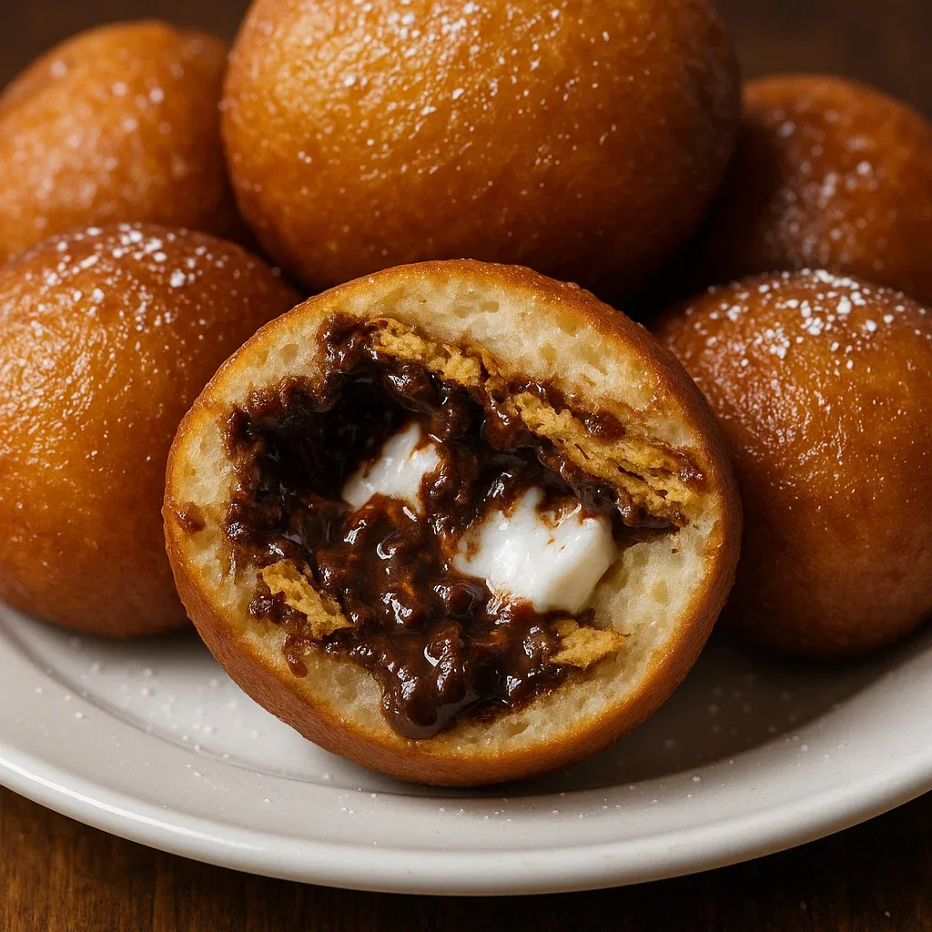 Golden and Crispy Fried S’mores