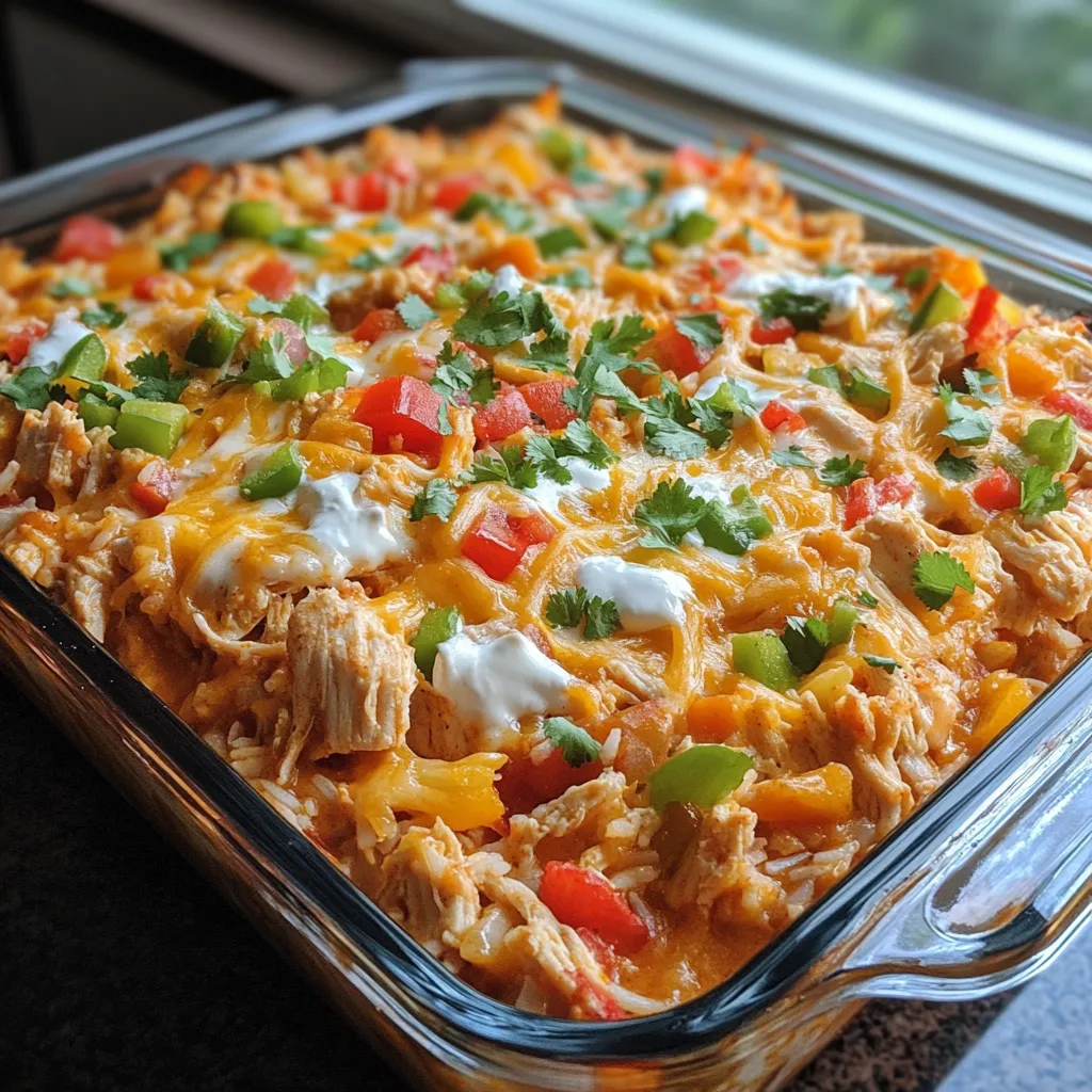 Comforting Fajita Chicken Bake