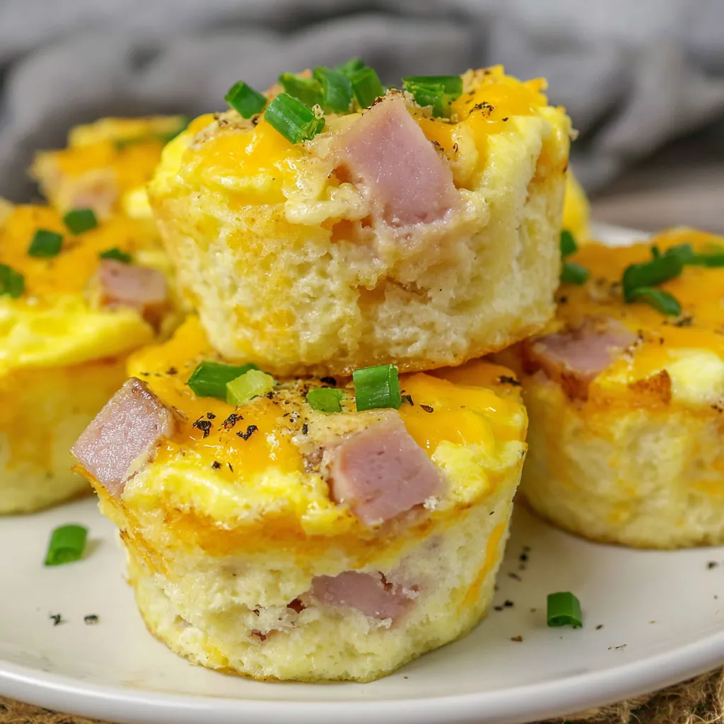 Ham Cheese Muffins