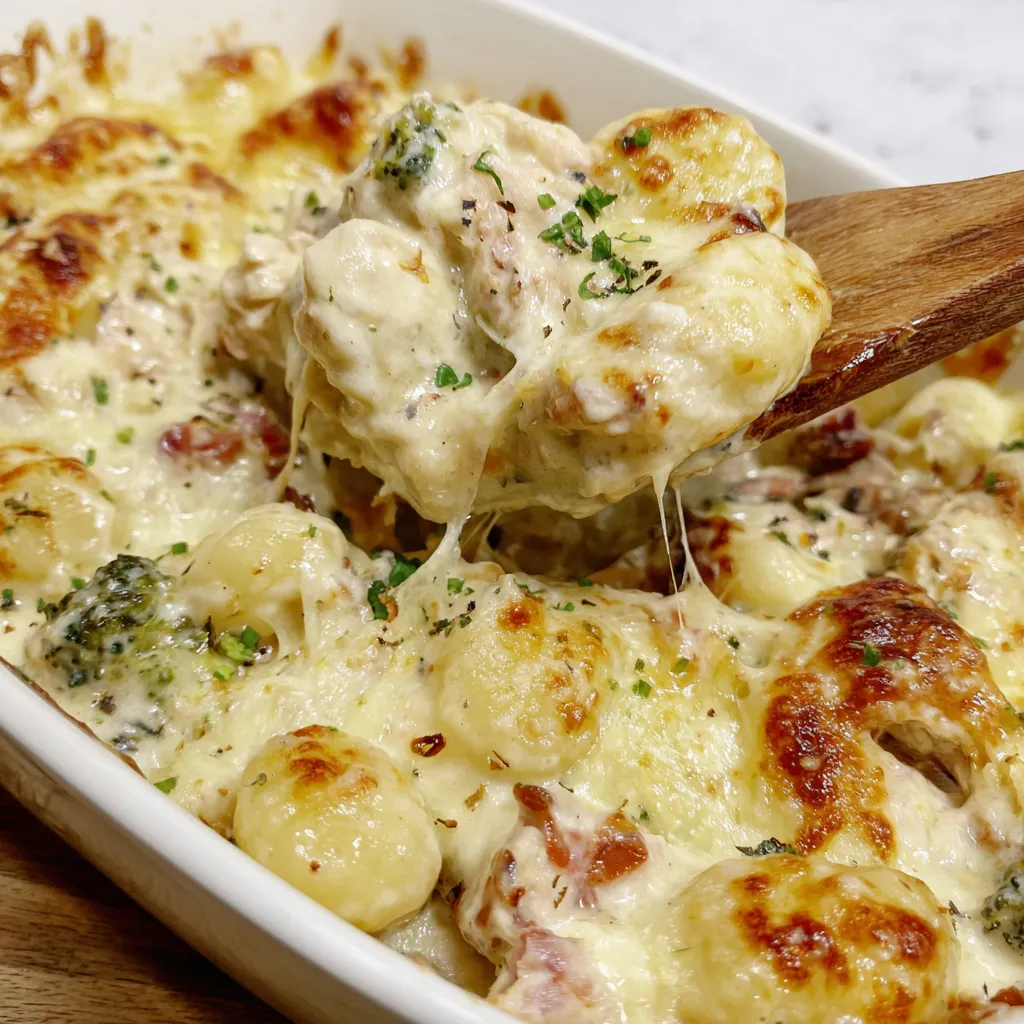 Creamy Chicken Gnocchi Bake