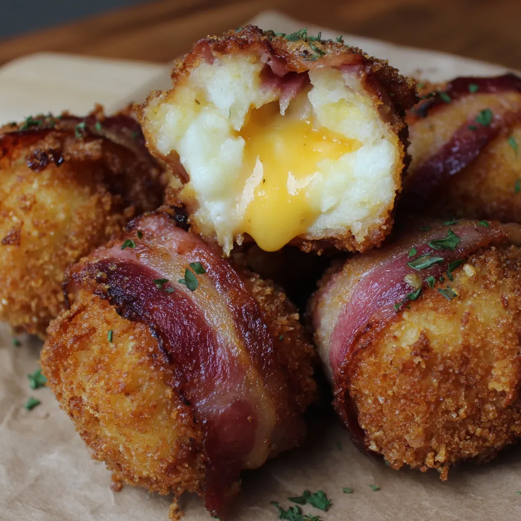 Golden Potato Bacon Bombs