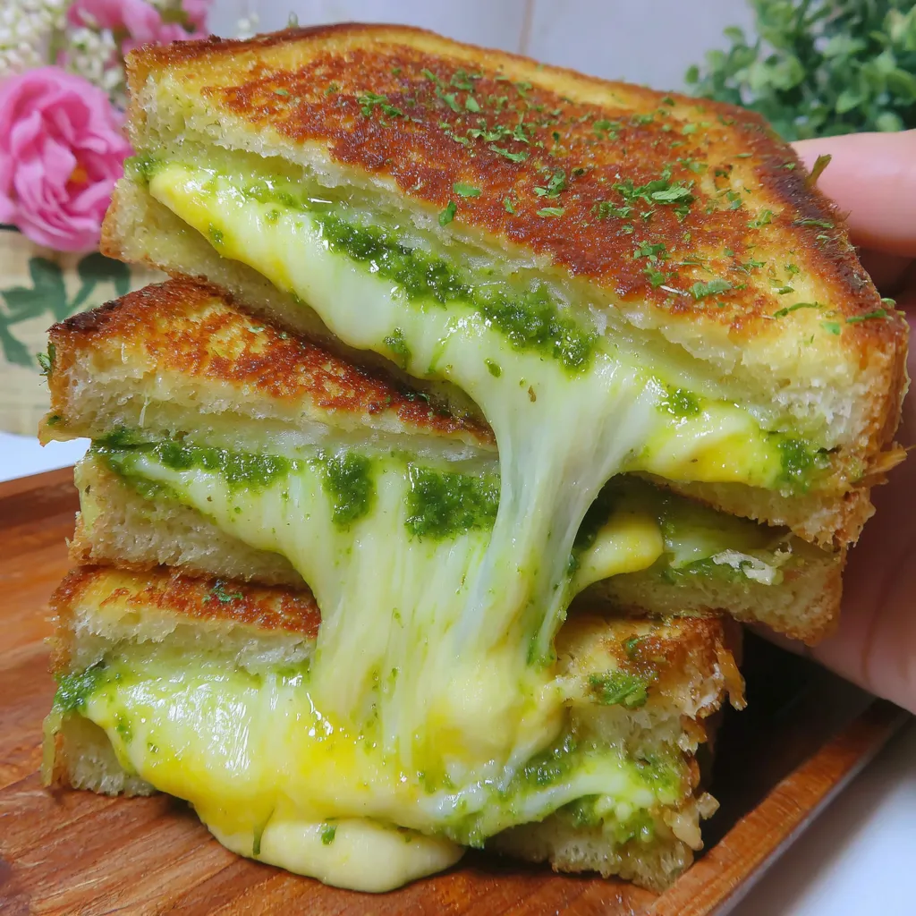Cheesy Sandwich with Chutney Spread