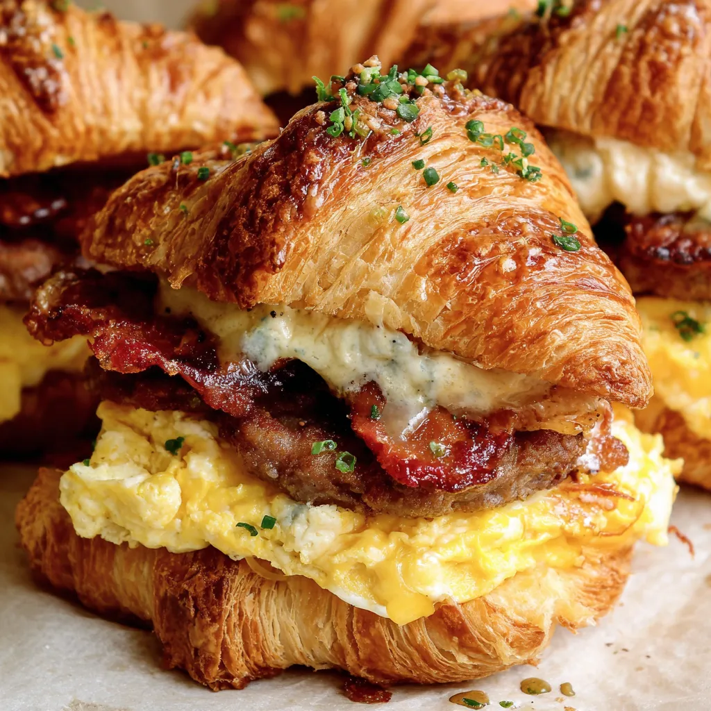 Croissant Breakfast Sandwiches