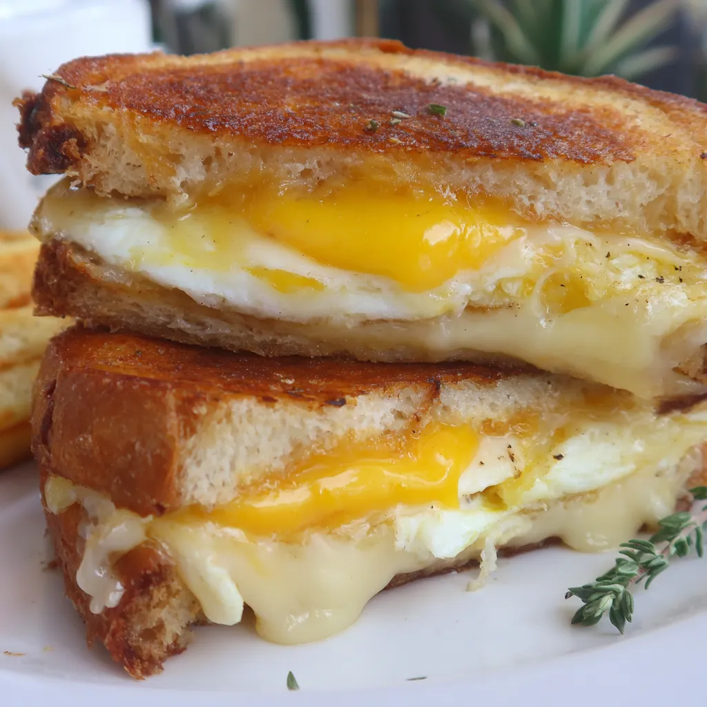 Egg and Cheese Toast Sandwich