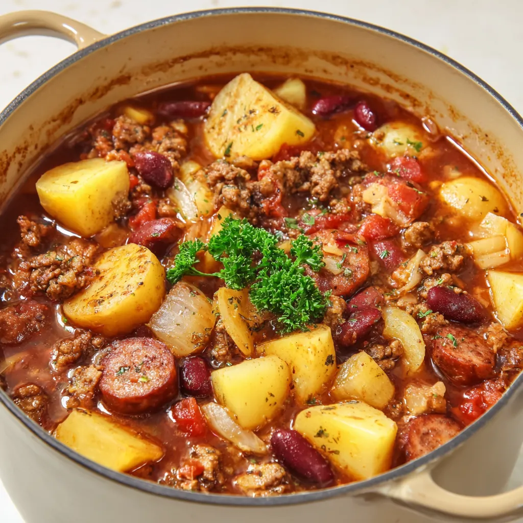 Comforting Cowboy Stew Dish