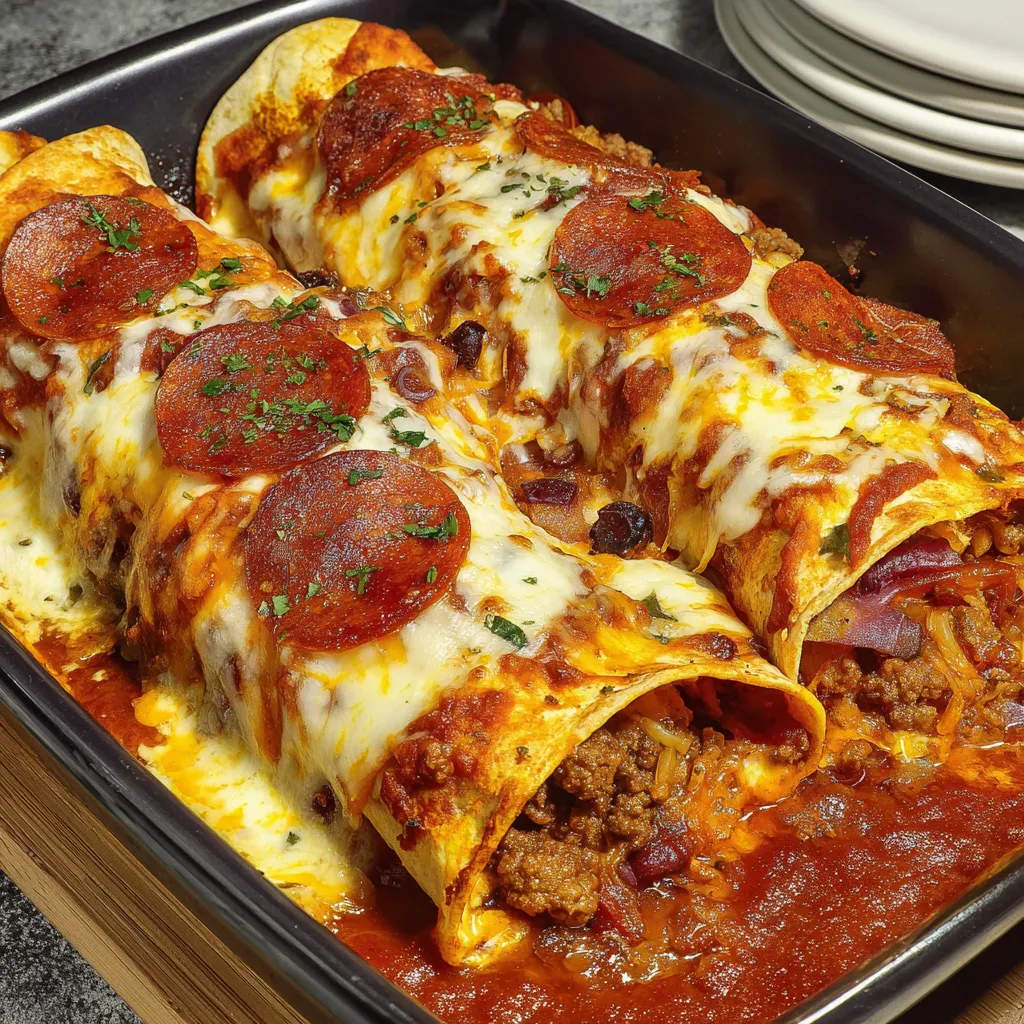 Delicious Tortilla Pizza Rollups
