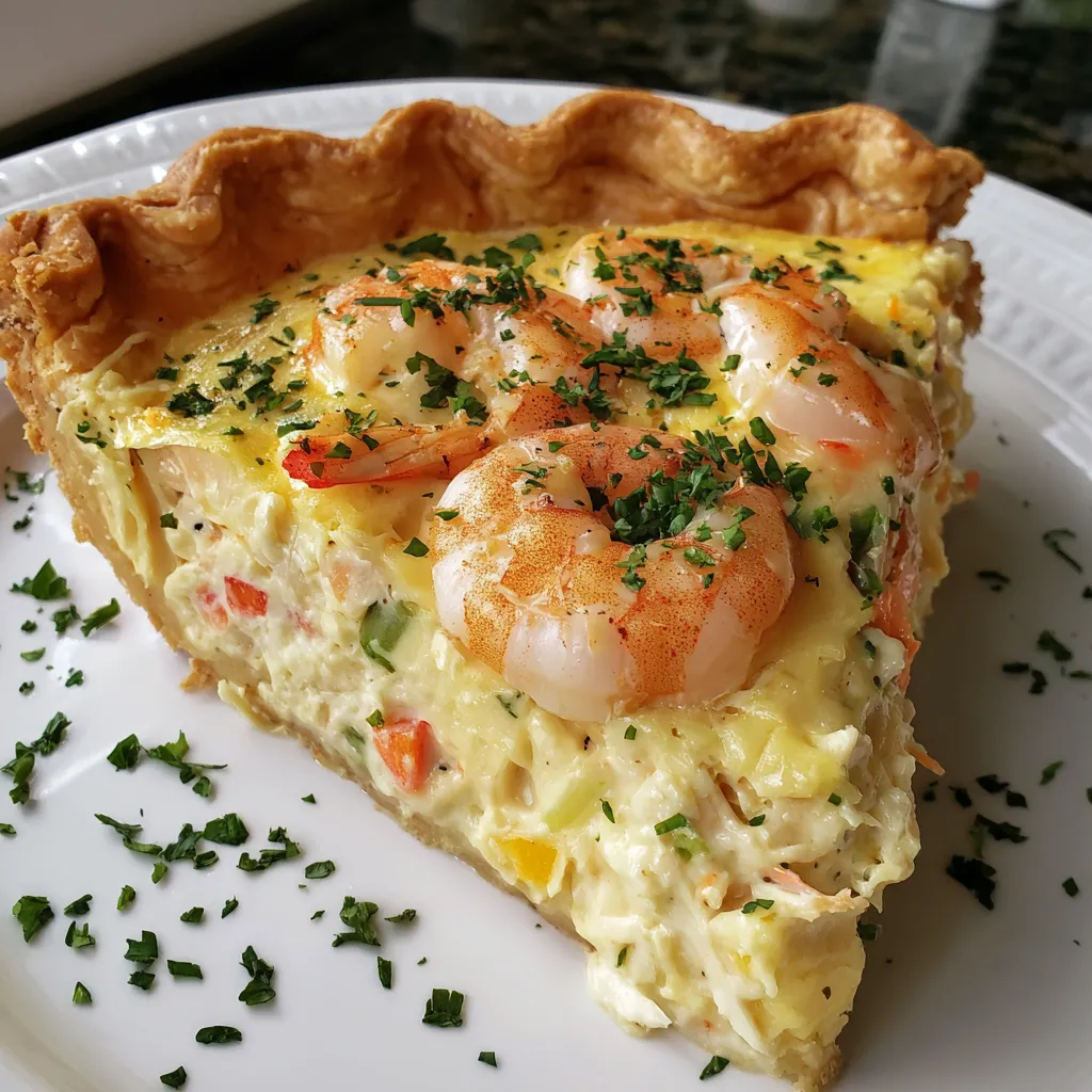 Baked Creamy Shrimp Pie