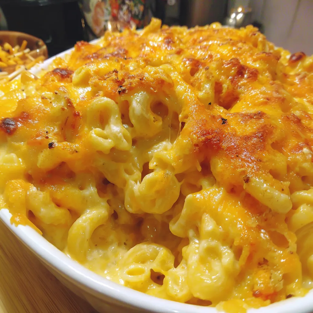 Unreal Southern Baked Macaroni and Cheese
