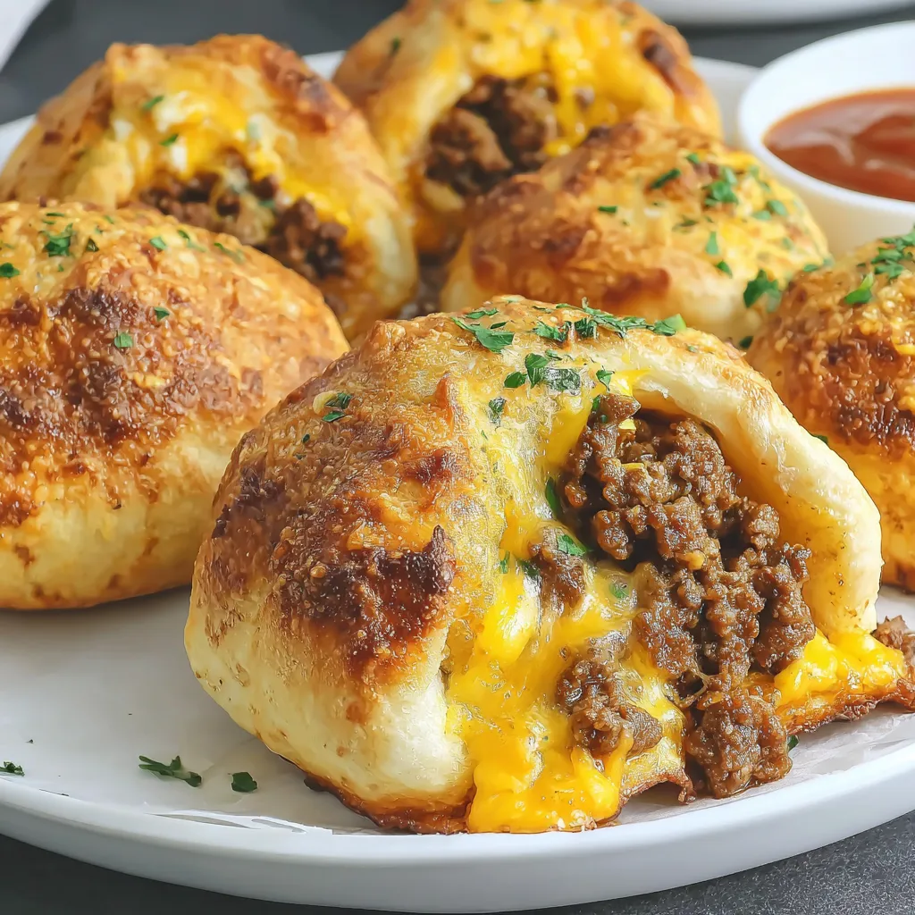 Golden Air Fryer Taco Bombs