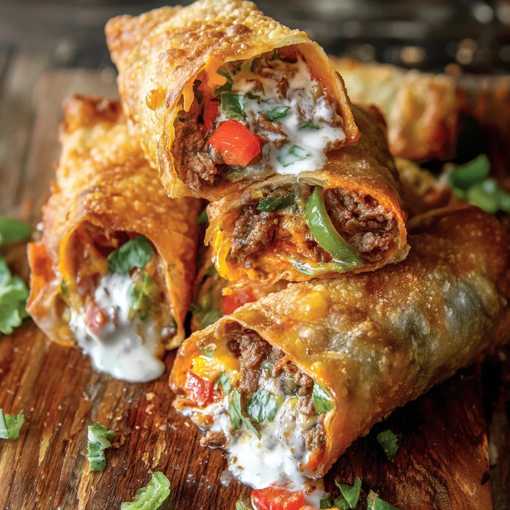 Egg Rolls Nacho