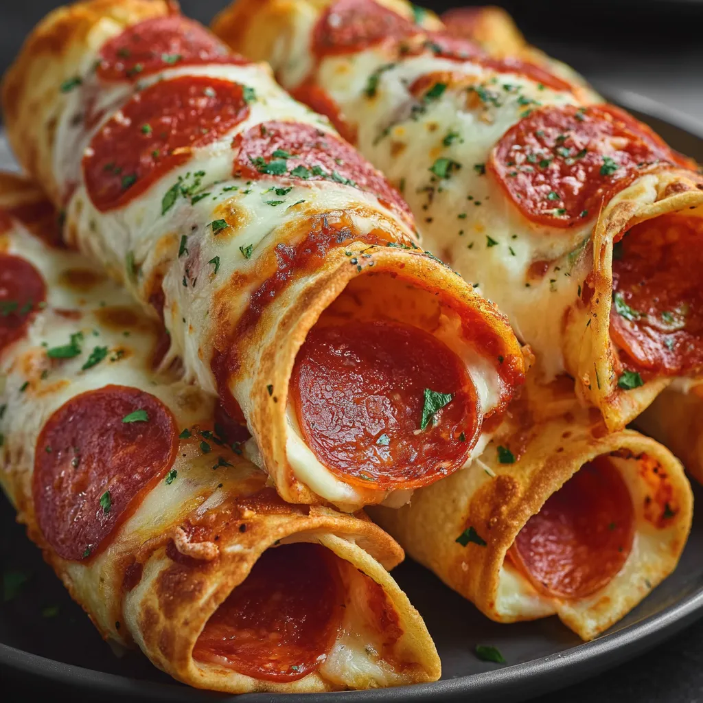 Pepperoni Cheese Tortilla Roll-Ups