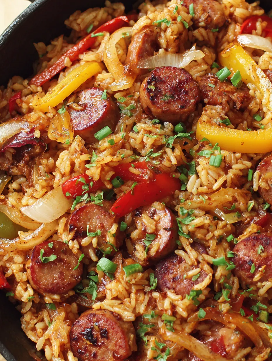 Sausage and Rice Skillet Dinner