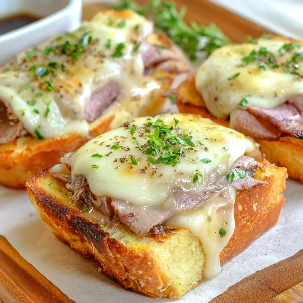 French Dip Toasts