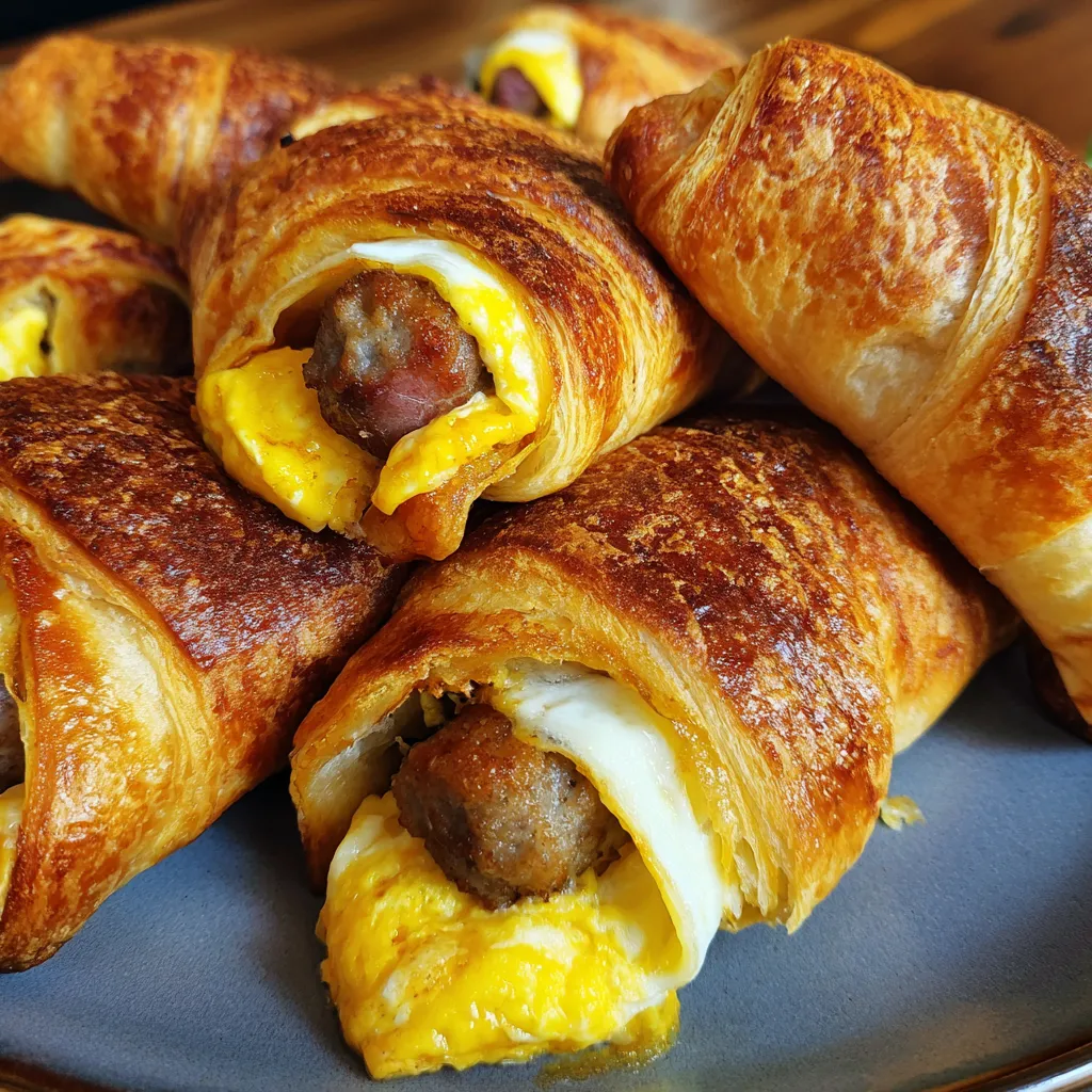 Breakfast Roll Ups with Air Fryer