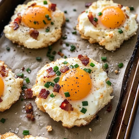 Fancy Bacon & Parmesan Egg Clouds