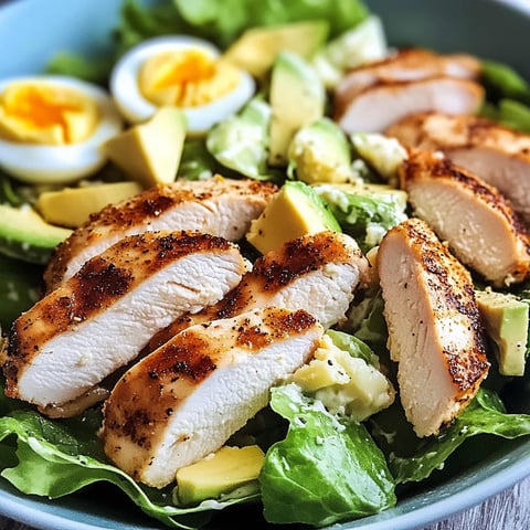 Chicken Caesar Salad with Avocado