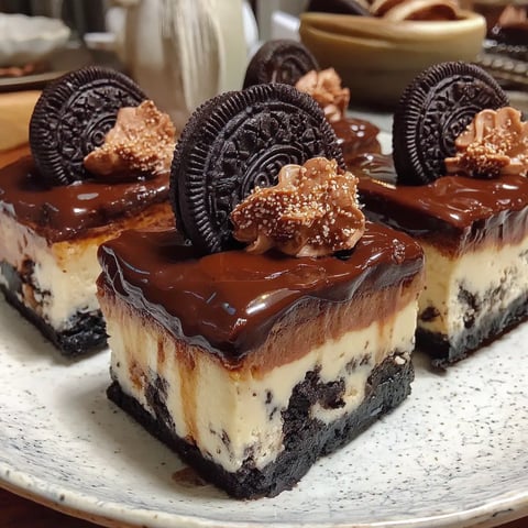Oreo Cheesecake Bars No Bake